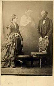F. Hudson, Mr. and Mrs. Shorter, Georgiana  Houghton, medium, 1873